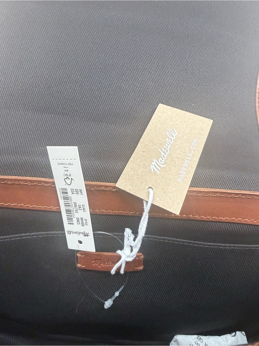 NWT MADEWELL TRANSPORT FLAP Leather Crossbody Bag - Brown - Picture 2 of 7